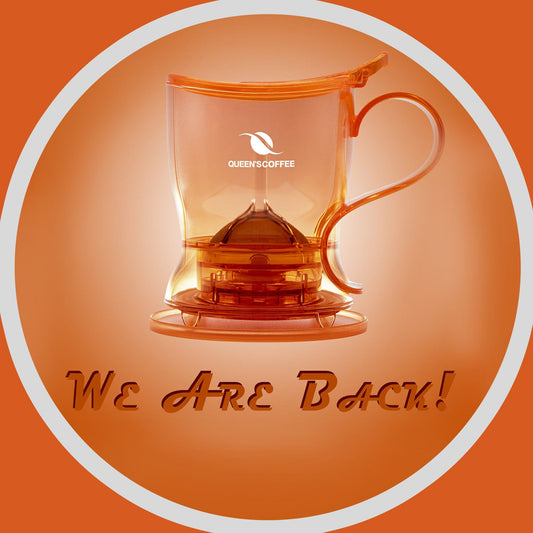 [Queen's Coffee] Coffee Brewer Orange (BPA Free - Tested by SGS) From Taiwan - Bloom Concept
