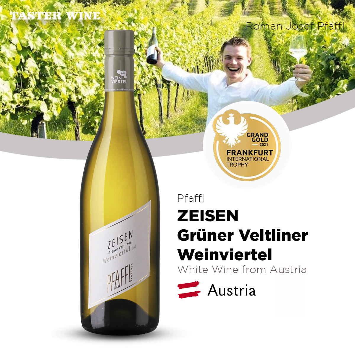 Weingut R&A PFAFFL Gruner Veltliner Weinviertel Dac Zeisen 2019 - Bloom Concept