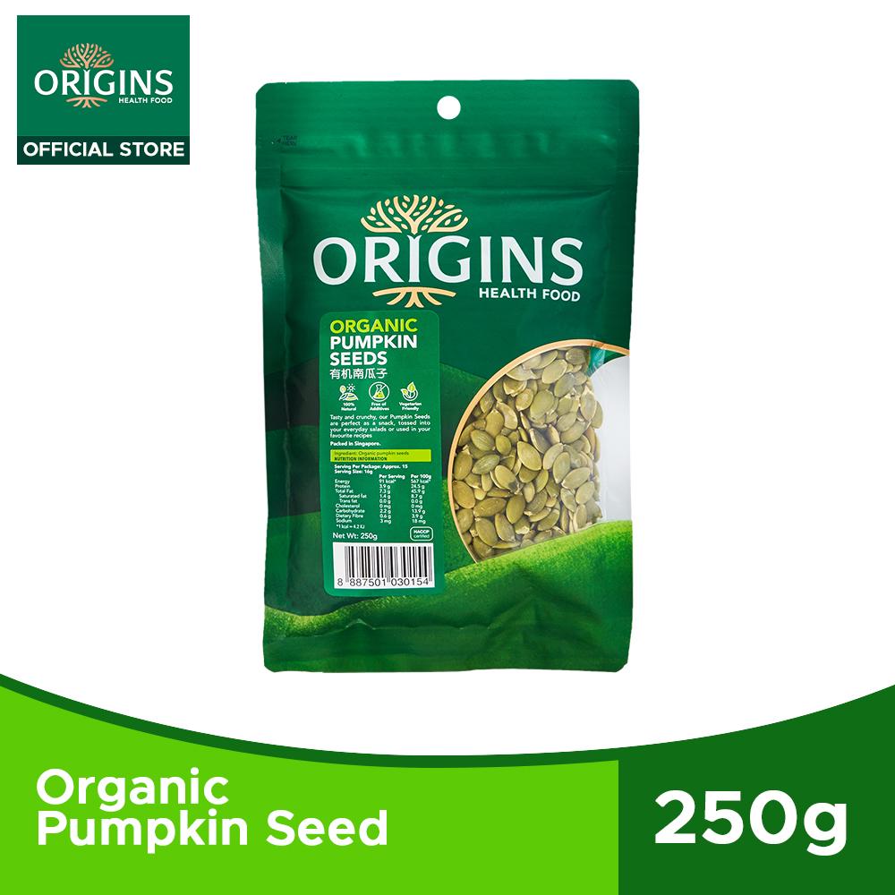 Origins Health Food Organic Pumpkin Seeds 250G - Bloom Concept