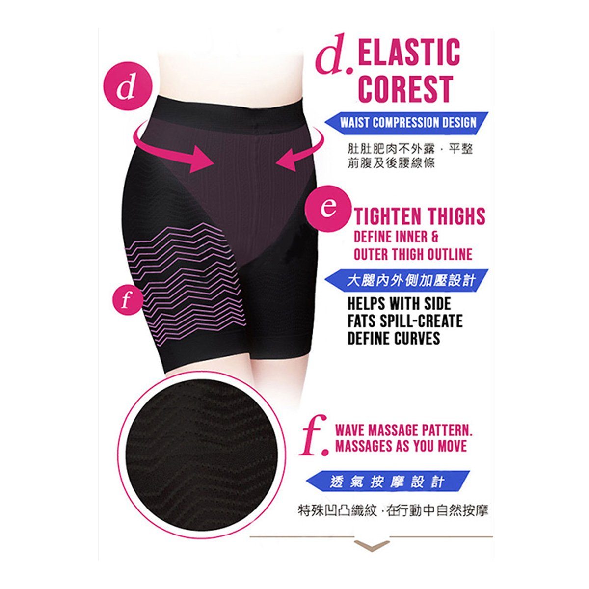 ($9.90 Only) Eheart Shaping Short - Bloom Concept