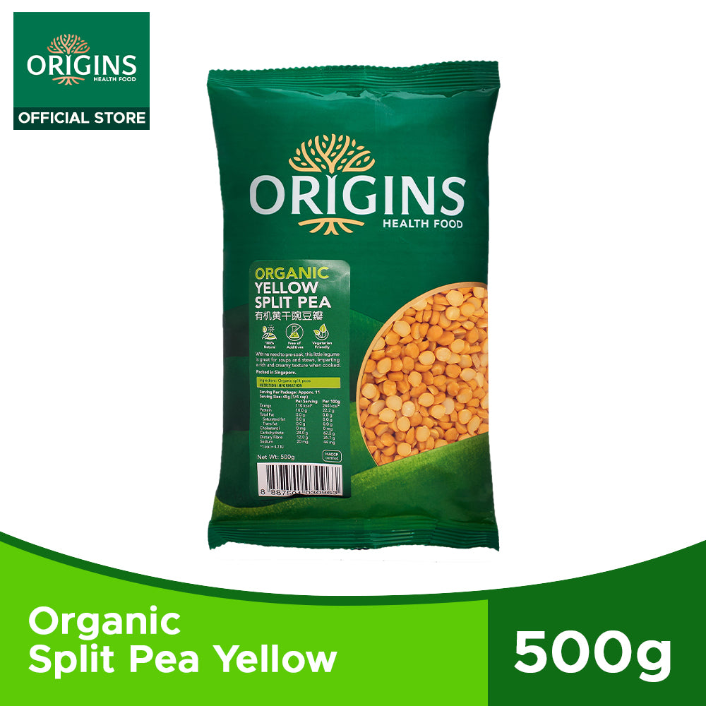 Origins Health Food Split Peas Yellow (500G) - Bloom Concept