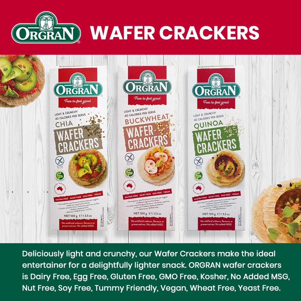 Orgran Quinoa Wafer Crackers 100G - Bloom Concept