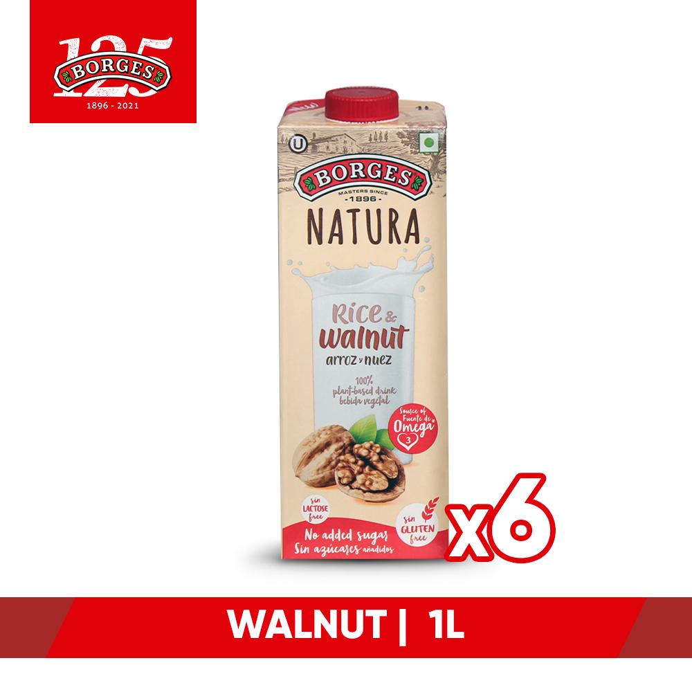 [Borges] Natura Nut Drink 1L Bundle of 6 - Bloom Concept