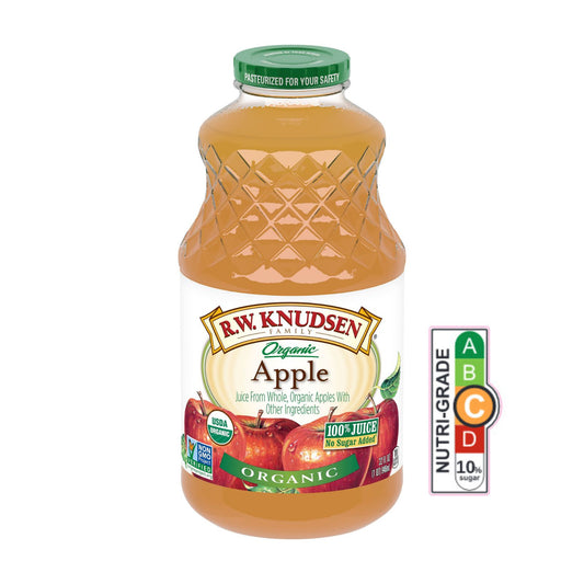 Knudsen Organic Pure Apple Fruit Juice 100% Unsweetened USA (32OZ) No added sugar - Bloom Concept