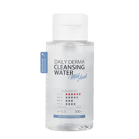 Nightingale Daily Derma Cleansing Water (Mild Acid) 300ml - for Gentle and Effective Skin Cleansing - Bloom Concept