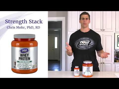 NOW Sports Nutrition, Whey Protein Isolate, 25 g With BCAAs, Unflavored Powder, 1.2-Pound (544 g) Vitamins &amp; Supplements NOW Foods USA