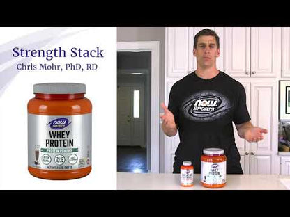 NOW Sports Nutrition, Whey Protein Isolate, 25 g With BCAAs, Unflavored Powder, 1.2-Pound (544 g) Vitamins &amp; Supplements NOW Foods USA