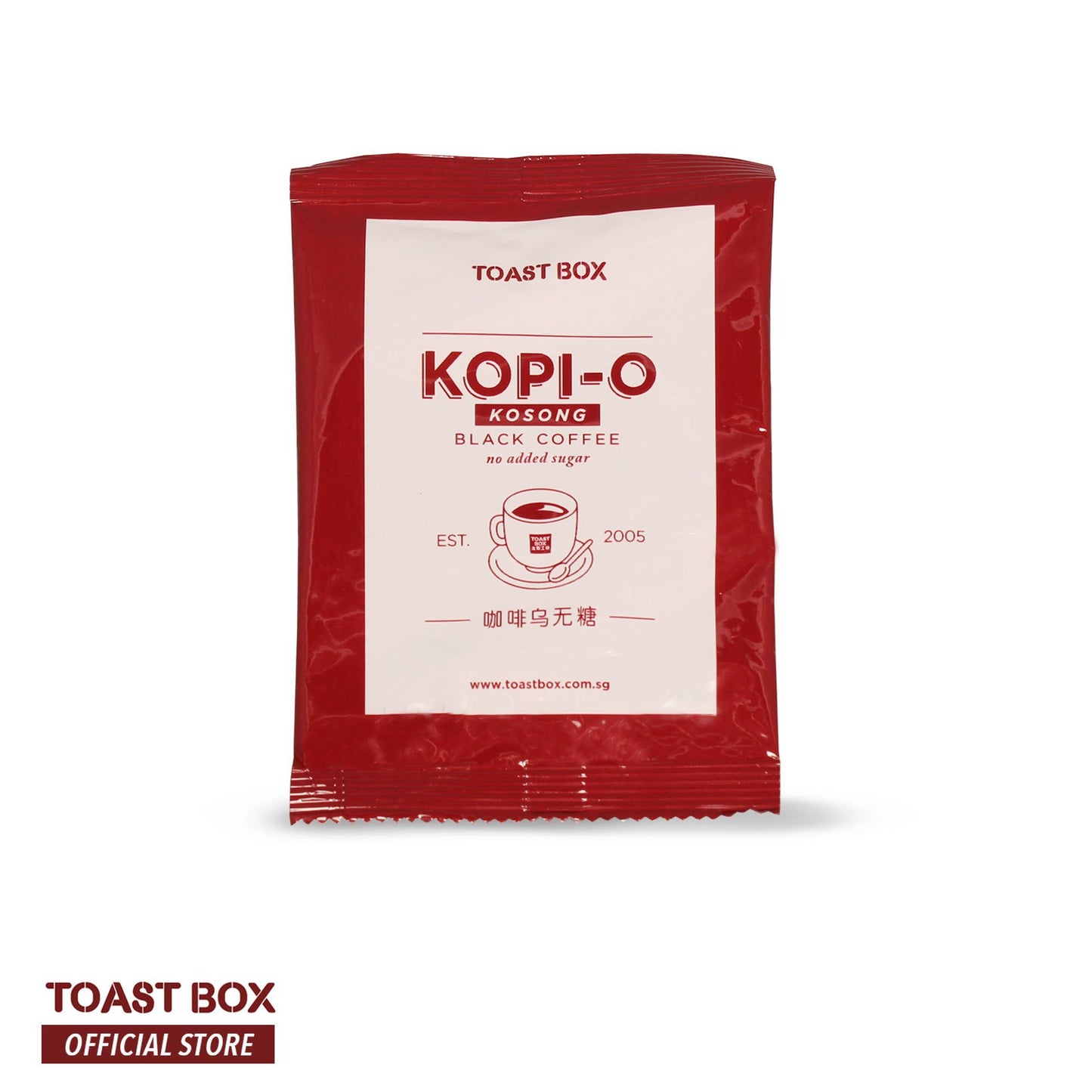 [Toast Box] Kopi O Kosong Black Coffee without Sugar 14gm x 6 sachets - Bloom Concept