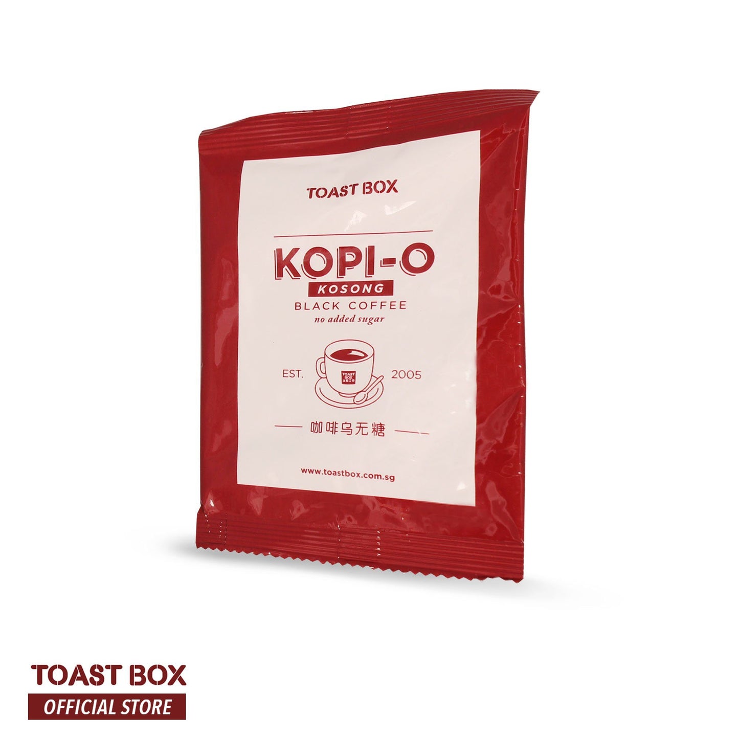 [Toast Box] Kopi O Kosong Black Coffee without Sugar 14gm x 6 sachets - Bloom Concept